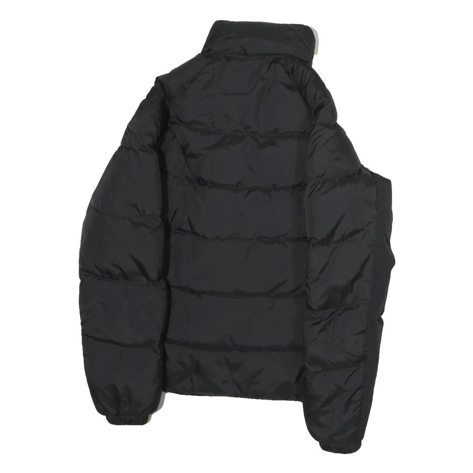 NAPAPIJRI Womens Black Puffer Jacket S Polyester Zip Plain Warm Outerwear