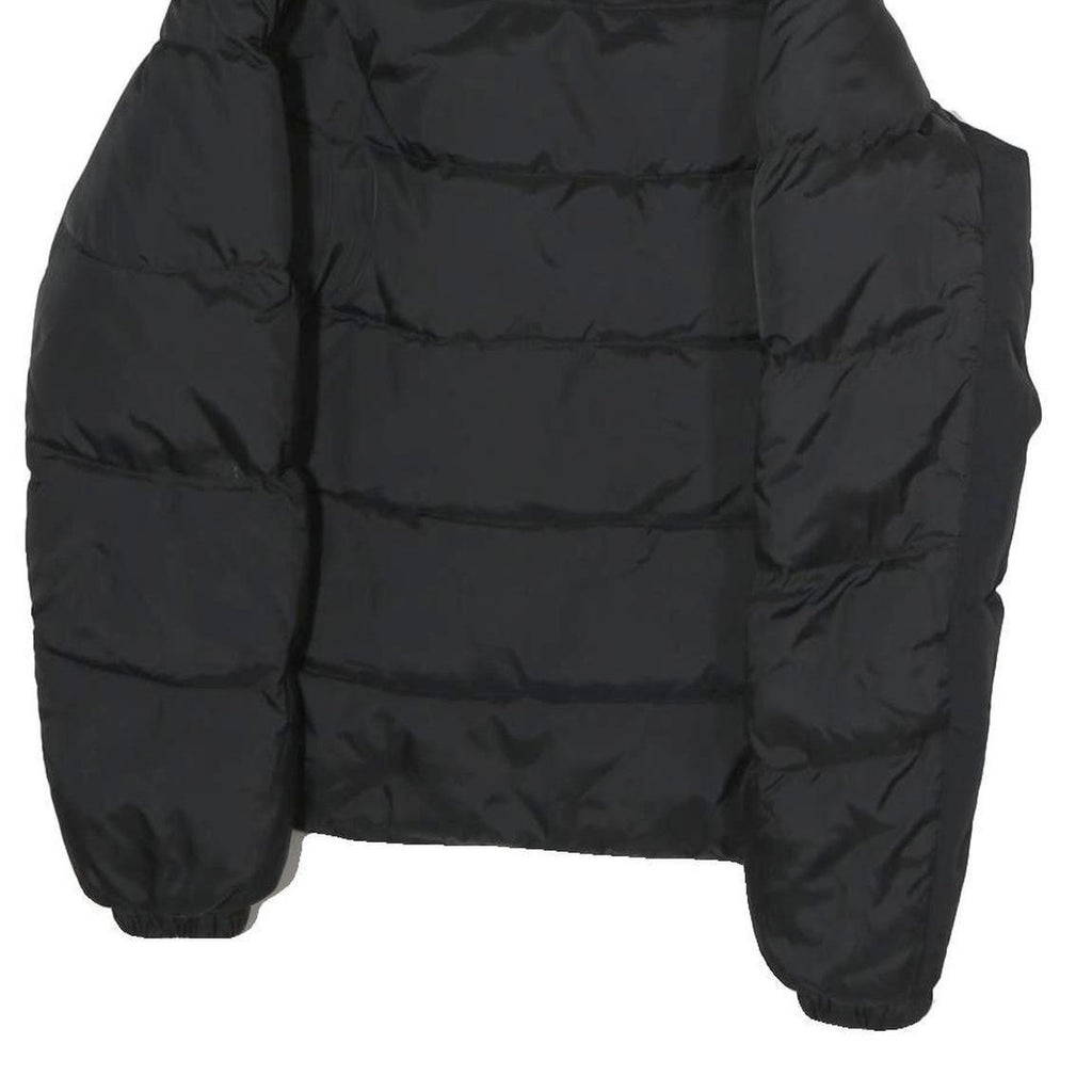 NAPAPIJRI Womens Black Puffer Jacket S Polyester Zip Plain Warm Outerwear