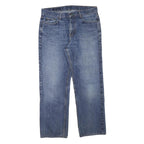 TOMMY HILFIGER Mens Regular Fit Blue Denim Jeans W34 L29 Zip Closure Classic