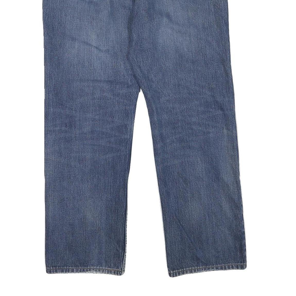 TOMMY HILFIGER Mens Regular Fit Blue Denim Jeans W34 L29 Zip Closure Classic