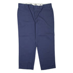 DICKIES 874 Workwear Mens Trousers Blue Regular Straight W42 L30