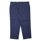 DICKIES 874 Workwear Mens Trousers Blue Regular Straight W42 L30