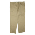 DICKIES Mens Trousers Beige Regular Tapered W42 L32