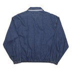 EAGLE'S RIDGE Womens Blue Denim Jacket L Woven Zip Up Casual Outerwear
