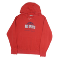 NIKE Mens Red Hoodie M Basketball Pullover Cotton Casual Sportswear
