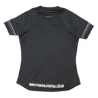 NIKE Womens Black Polyester Blend Football T-Shirt M Short Sleeve Crew Neck