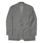 LAUREN RALPH LAUREN Mens Grey Wool Blazer Jacket M Woven Classic Tailored Button