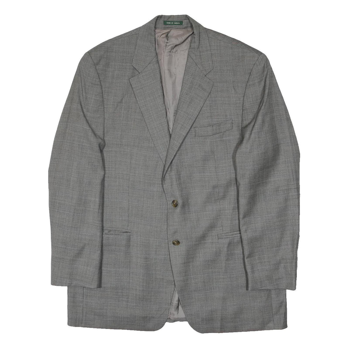 LAUREN RALPH LAUREN Mens Grey Wool Blazer Jacket M Woven Classic Tailored Button
