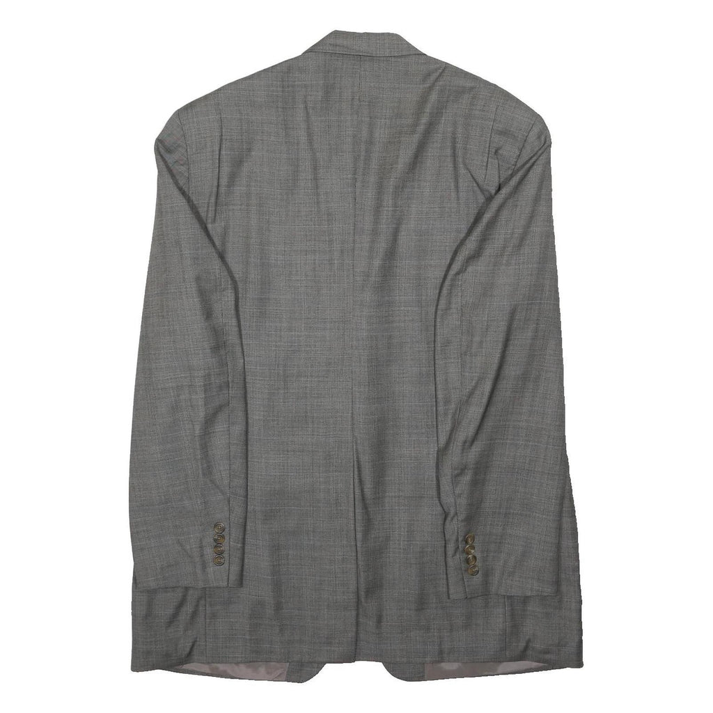 LAUREN RALPH LAUREN Mens Grey Wool Blazer Jacket M Woven Classic Tailored Button
