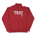 CHAMPION Mens Red Troy 1/4 Zip XL Sweatshirt Cotton Blend College Style