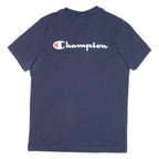 CHAMPION Mens T-Shirt Blue S