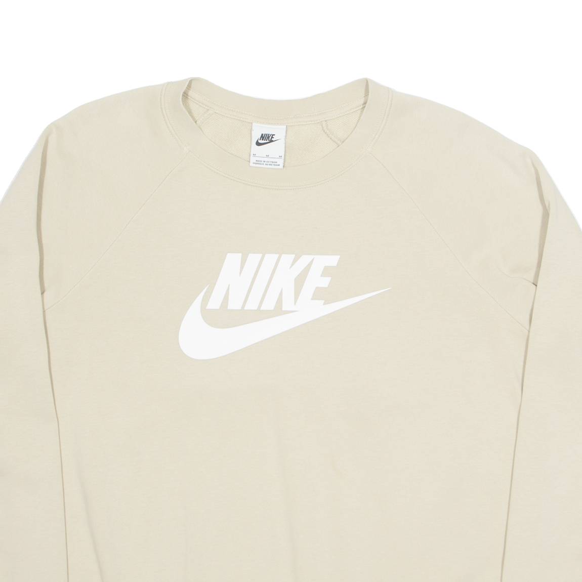 NIKE Womens Sweatshirt Beige M