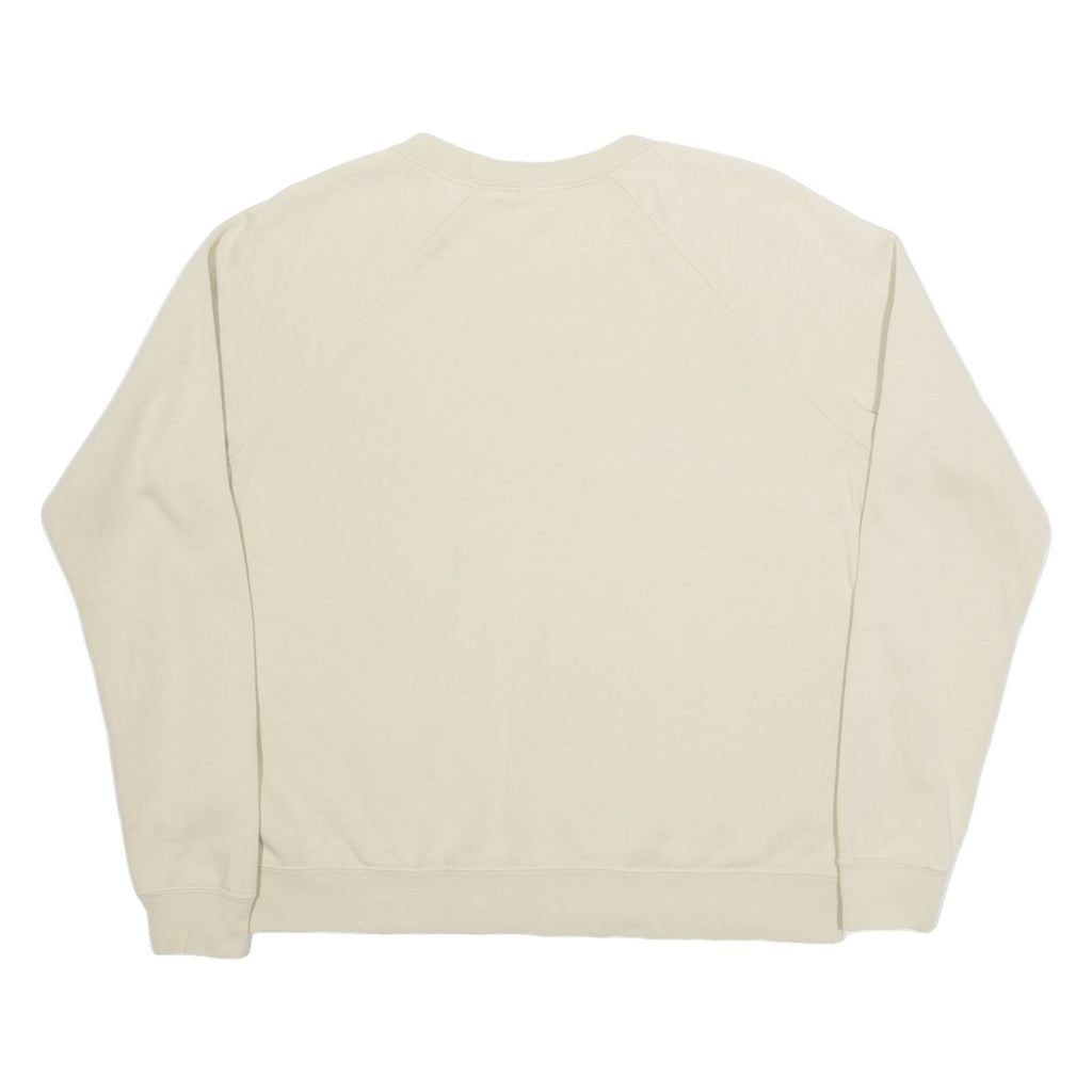 NIKE Womens Sweatshirt Beige M