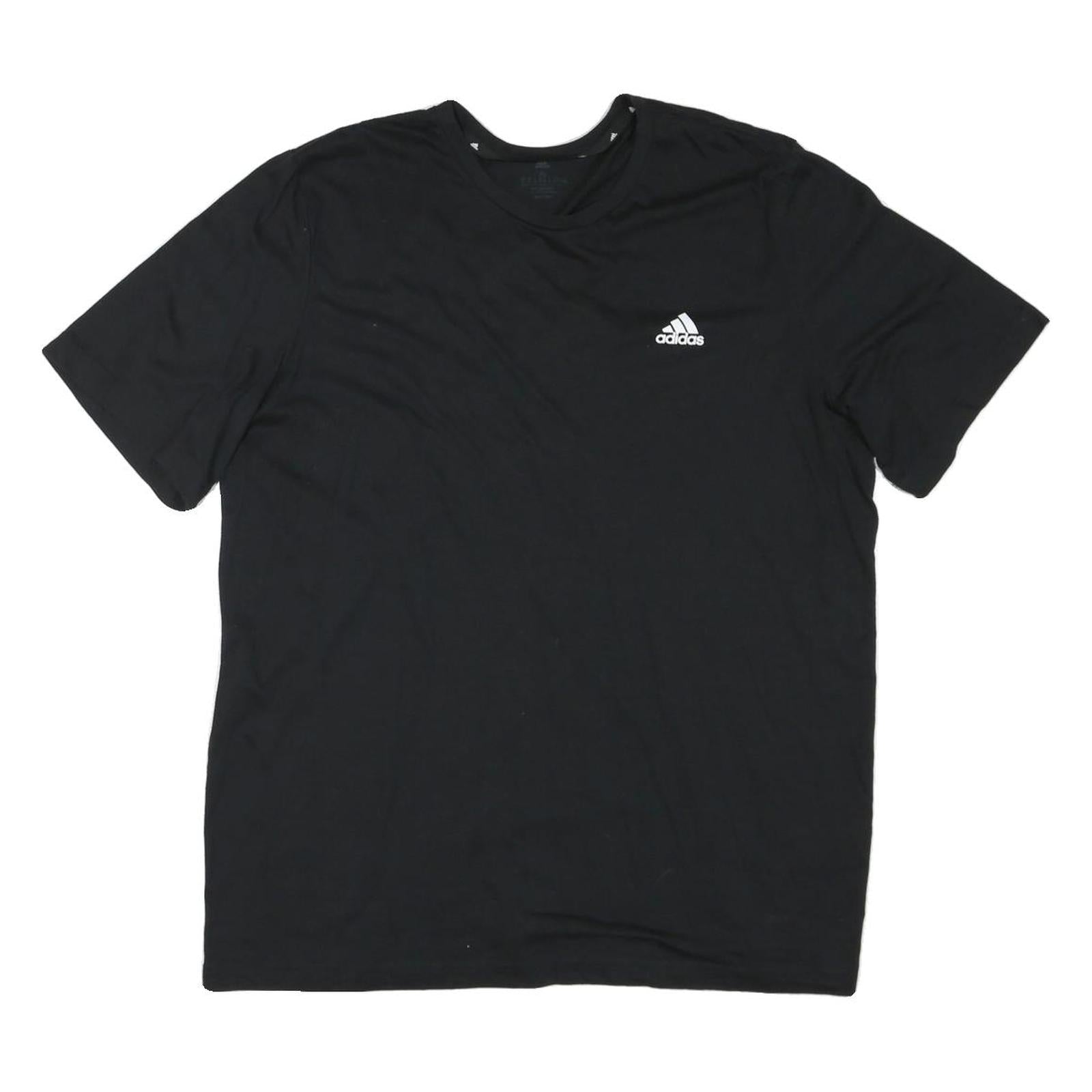 ADIDAS Mens Black Athletic T-Shirt XL Short Sleeve Crew Neck Sportswear Logo