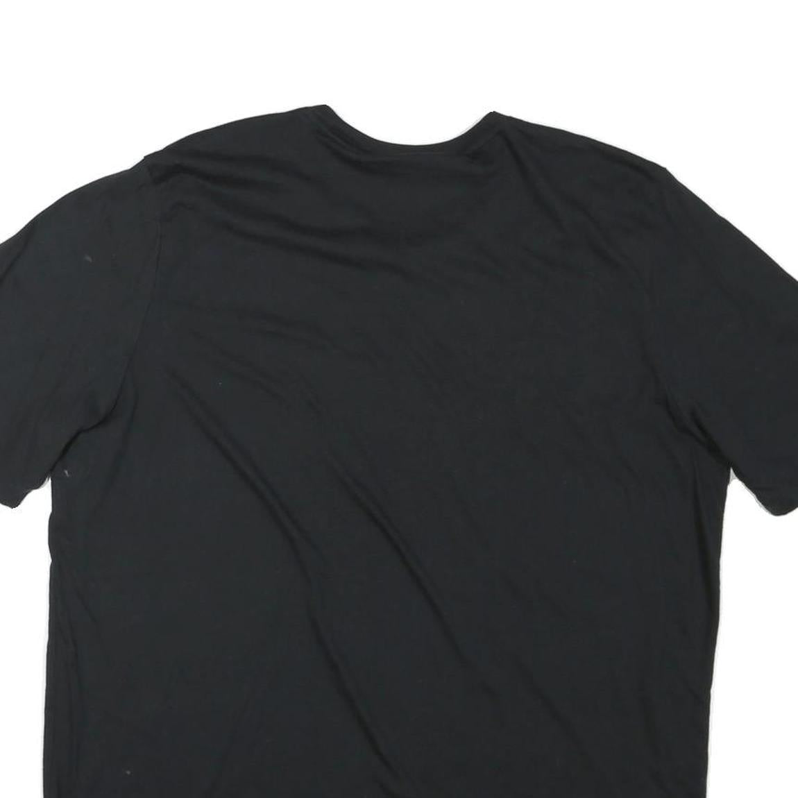 ADIDAS Mens Black Athletic T-Shirt XL Short Sleeve Crew Neck Sportswear Logo