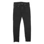 LEVI'S 512 TAPERED Mens Jeans Black Slim Tapered Denim W32 L32 Slim Fit Zip
