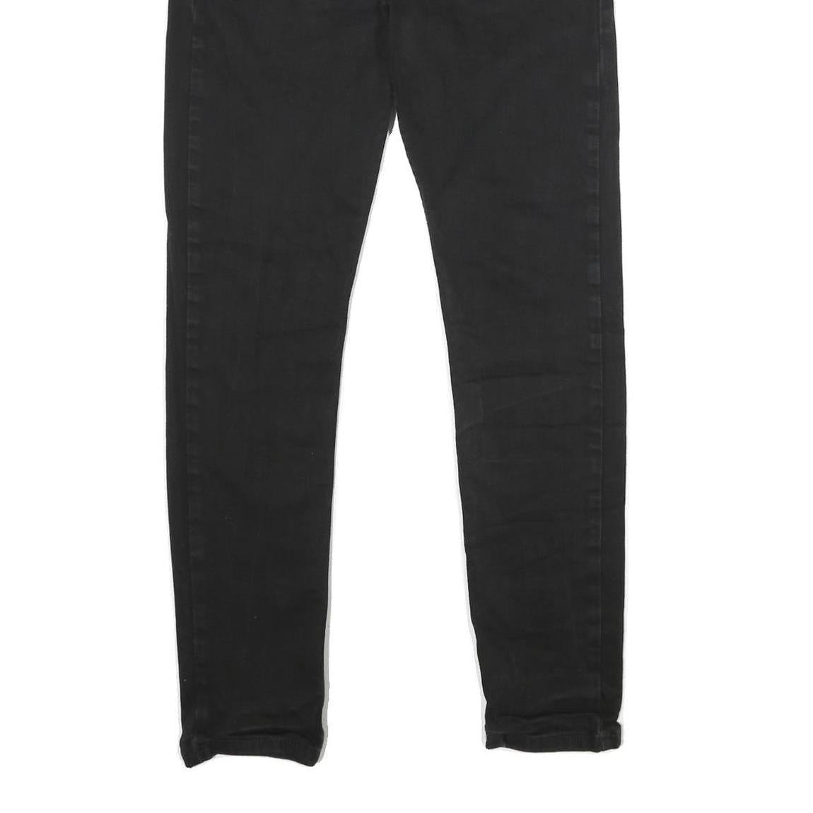 LEVI'S 512 TAPERED Mens Jeans Black Slim Tapered Denim W32 L32 Slim Fit Zip