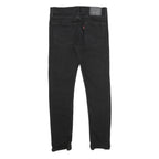 LEVI'S 512 TAPERED Mens Jeans Black Slim Tapered Denim W32 L32 Slim Fit Zip