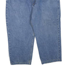 CARHARTT Mens Regular Fit Blue Denim Jeans W46 L25 Workwear Zip Closure