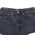 LEVI'S Womens Shorts Blue Denim Cut-Off S W28 Raw Hem Casual