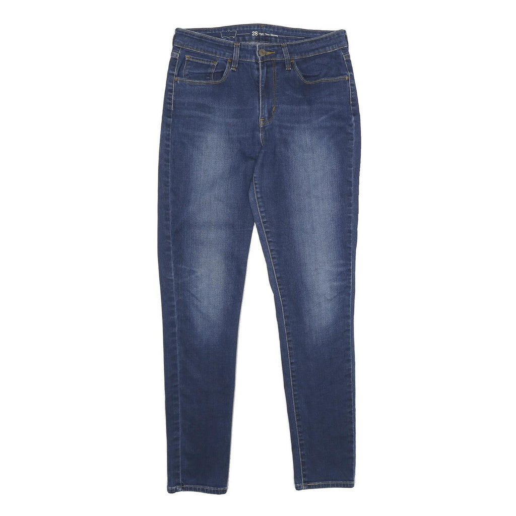 LEVI'S High Rise Skinny Womens Jeans Blue Slim Skinny Denim Medium W28 L32