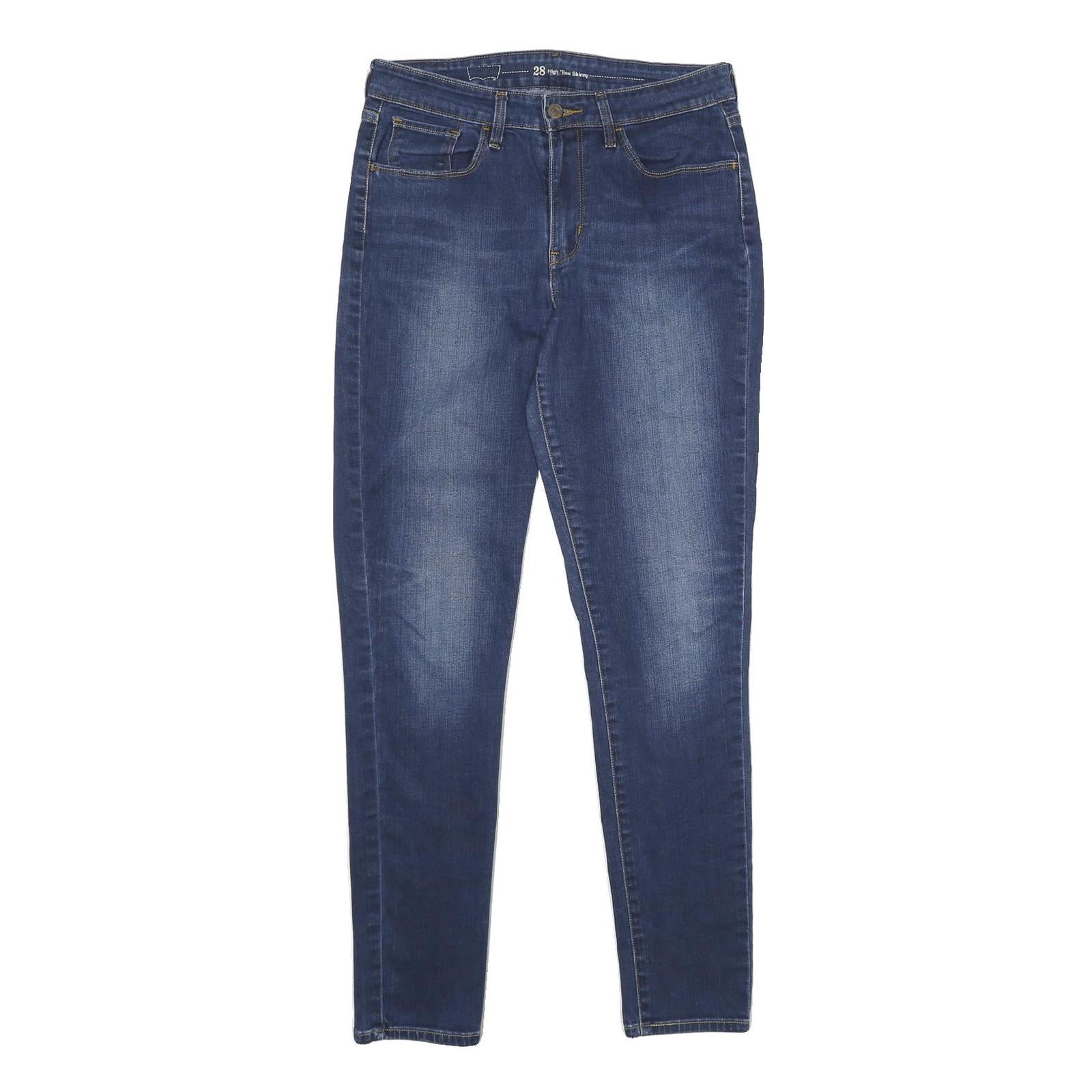 LEVI'S High Rise Skinny Womens Jeans Blue Slim Skinny Denim Medium W28 L32