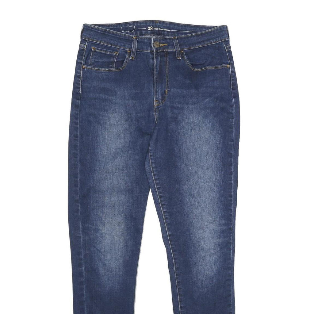 LEVI'S High Rise Skinny Womens Jeans Blue Slim Skinny Denim Medium W28 L32