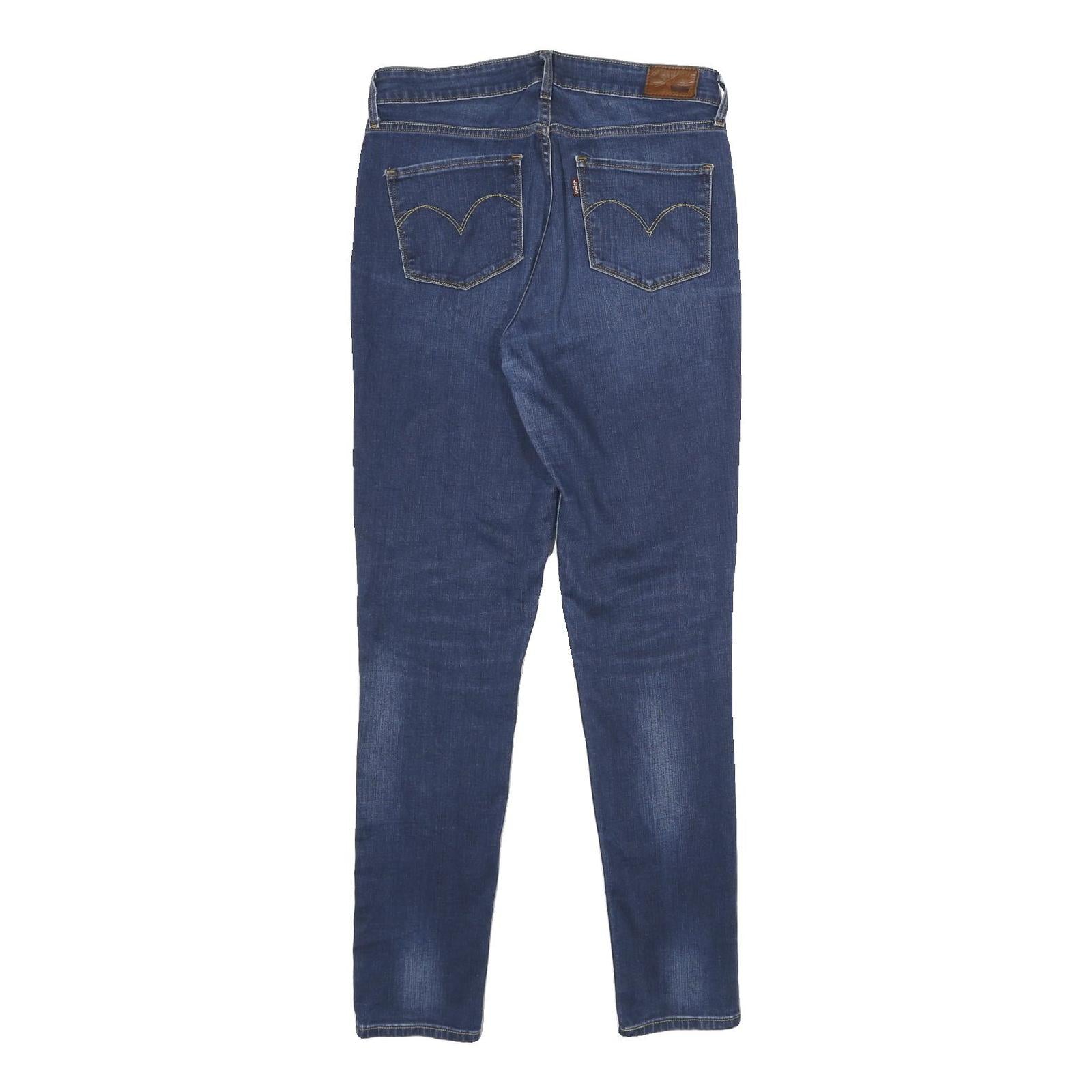 LEVI'S High Rise Skinny Womens Jeans Blue Slim Skinny Denim Medium W28 L32
