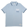 EVERLAST Mens Light Blue & Navy New York Short Sleeve Polo Shirt XL