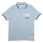 EVERLAST Mens Light Blue & Navy New York Short Sleeve Polo Shirt XL