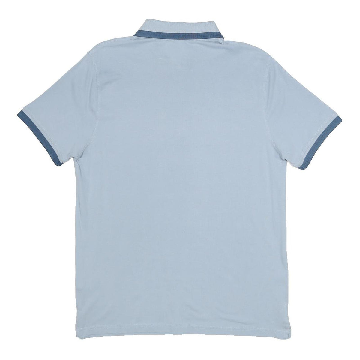 EVERLAST Mens Light Blue & Navy New York Short Sleeve Polo Shirt XL