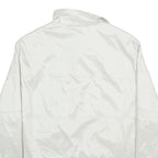 GOLDIX Womens White Zip Jacket UK 22 Plain Lightweight Casual Outerwear