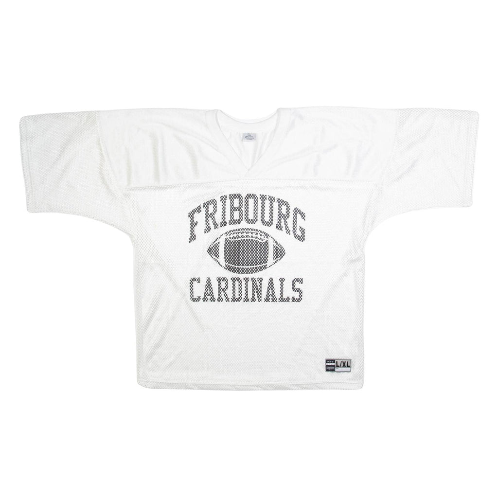 Fribourg Cardinals Mens Jersey White USA V-Neck XL