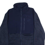 REEBOK Mens Fleece Jacket Blue Knit L