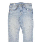 LEVI'S 512 Mens Slim Jeans Blue Denim Light W30 L28 Slim Fit Zip Closure