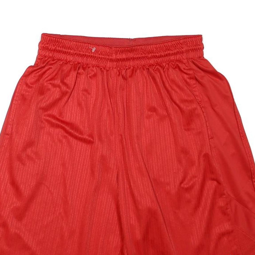 NIKE Mens Red Sports Casual Shorts XL W27 Polyester Blend