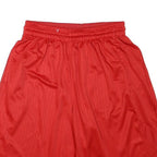 NIKE Mens Red Sports Casual Shorts XL W27 Polyester Blend