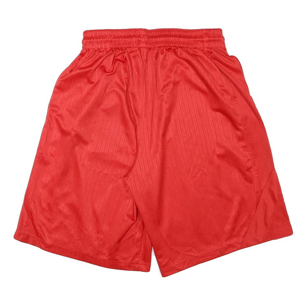 NIKE Mens Red Sports Casual Shorts XL W27 Polyester Blend