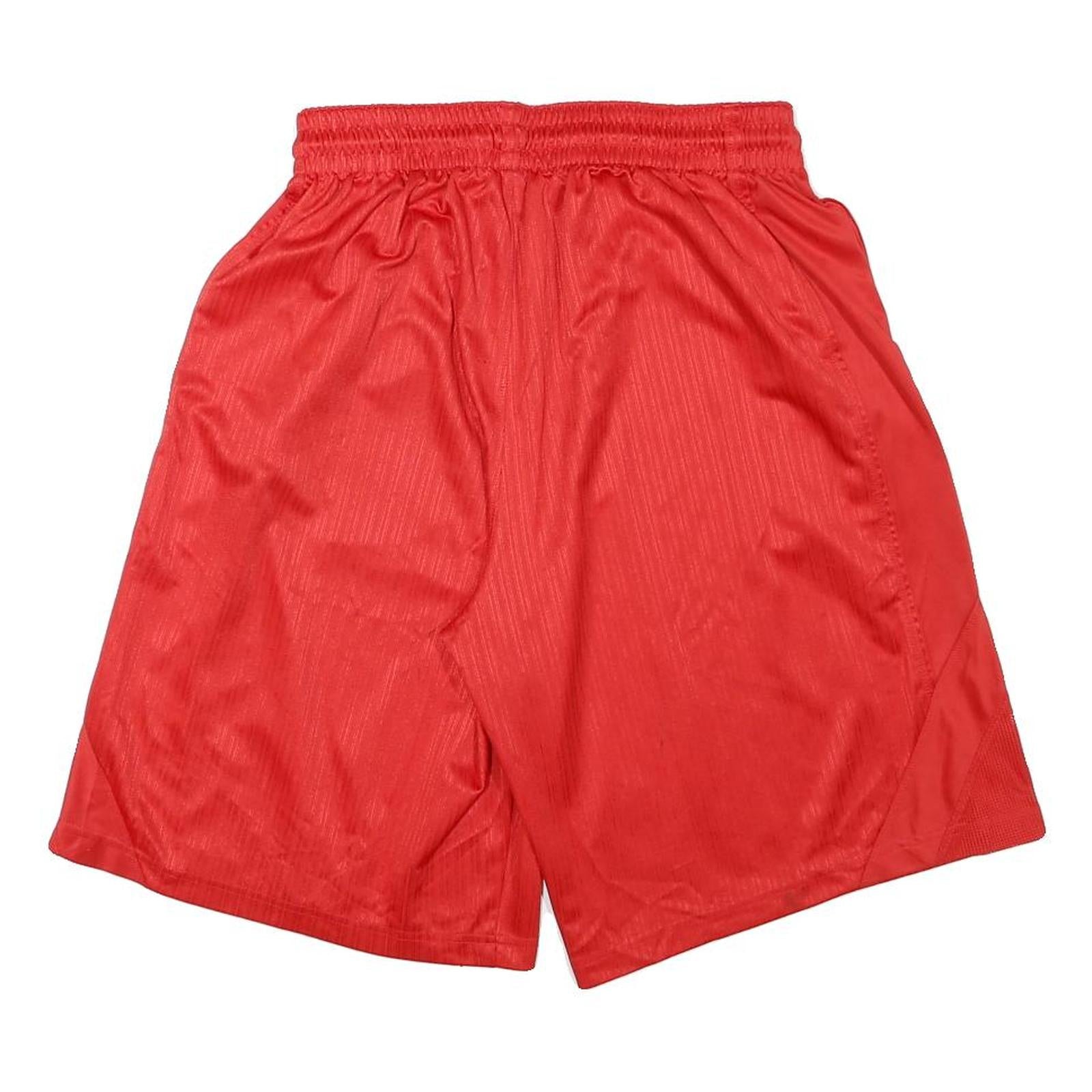 NIKE Mens Red Sports Casual Shorts XL W27 Polyester Blend