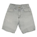 WRANGLER Mens Grey Denim Shorts S W28 Classic Cotton Blend Casual