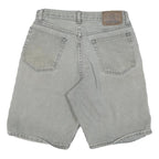 WRANGLER Mens Grey Denim Shorts S W28 Classic Cotton Blend Casual