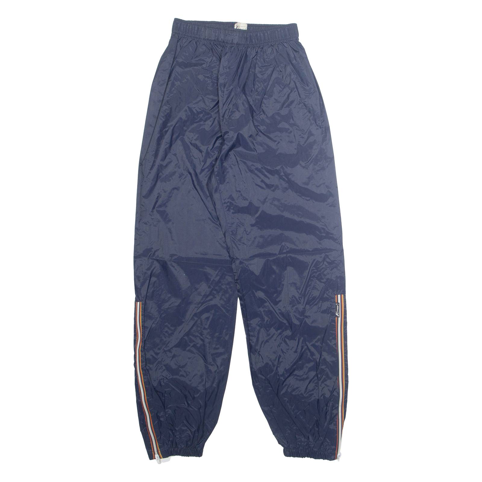 K-WAY Womens Track Pants Blue Tapered S W22 L28