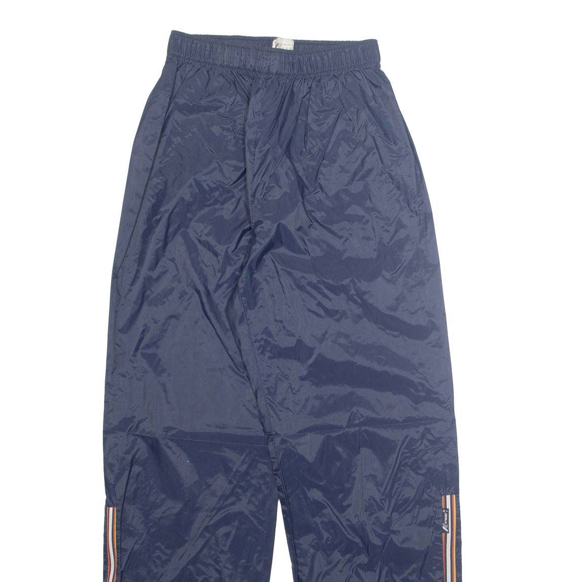K-WAY Womens Track Pants Blue Tapered S W22 L28