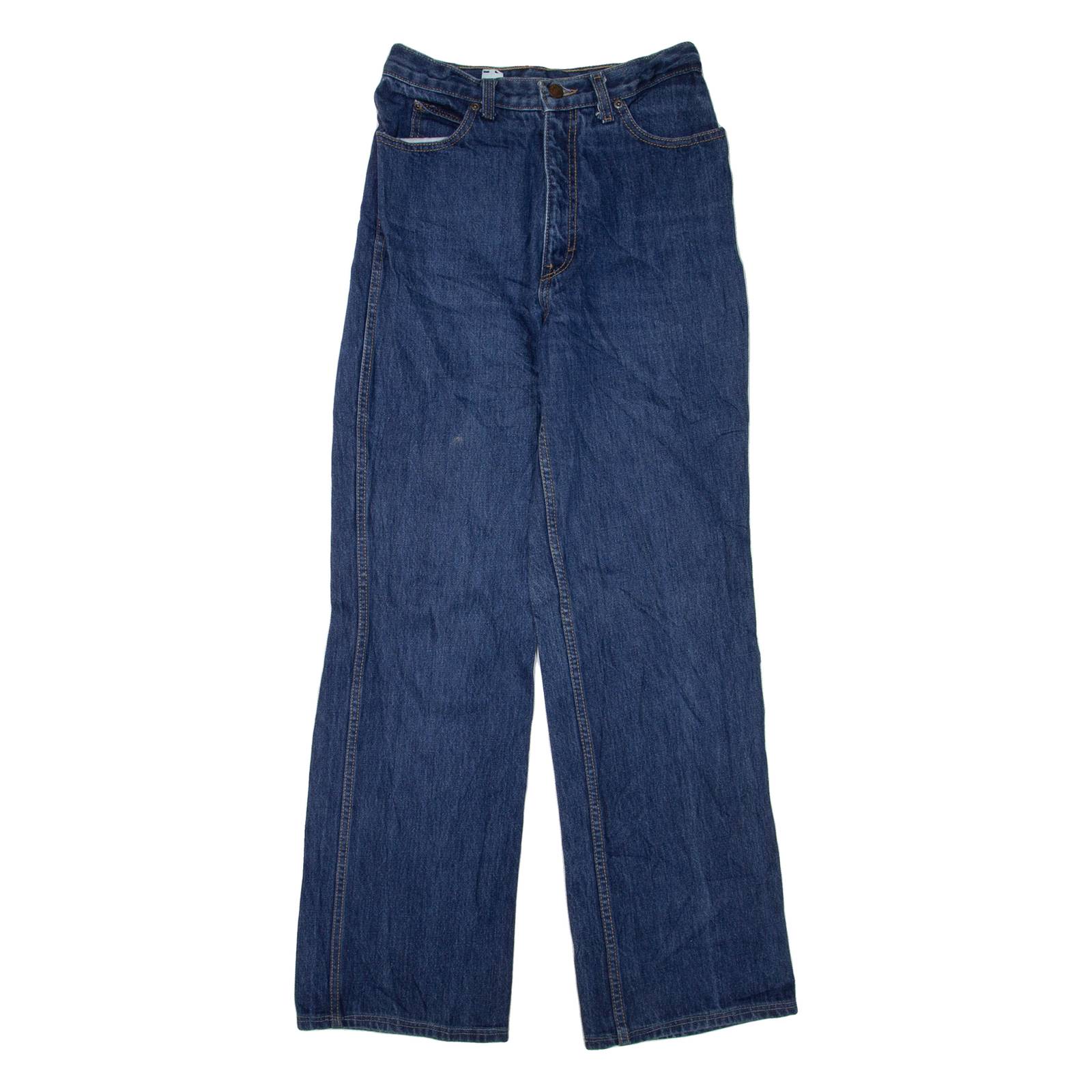 CALVIN KLEIN Womens Jeans Blue Regular Straight W28 L32