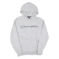 CHAMPION Mens Grey Hoodie S Cotton Pullover Casual Sports Sweatshirt