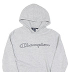 CHAMPION Mens Grey Hoodie S Cotton Pullover Casual Sports Sweatshirt