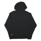 CHAMPION Mens Black Pullover Hoodie M Cotton Blend Classic Logo Hooded