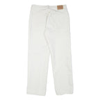 LEVI'S Womens Jeans White Regular Straight Denim W32 L30 Classic Zip Cotton