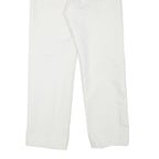 LEVI'S Womens Jeans White Regular Straight Denim W32 L30 Classic Zip Cotton
