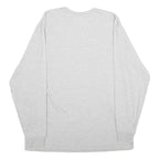 CARHARTT Mens Grey Long Sleeve Crew Neck T-Shirt XL Pocket Cotton Workwear